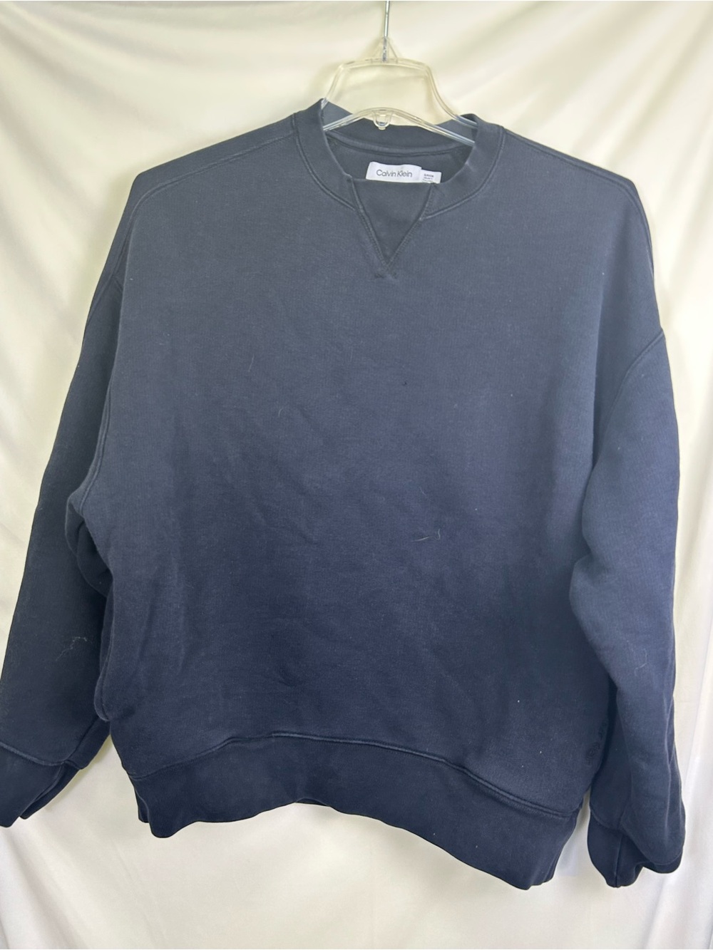 Calvin Klein Men's Vintage Pullover Sweatshirt - Black